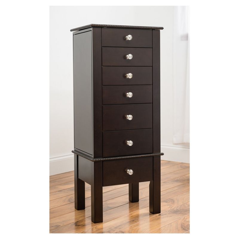 Crystal Jewelry Armoire Espresso - Hives & Honey