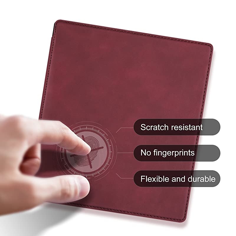 Skin Touch Feeling Case for All-New Kindle Oasis(10th Gen, 2019 Release & 9th Gen, 2017 Release),with Auto Wake/Sleep,New Waterproof 7''Kindle Oasis Cover,Soft Shell Series KO The Dark Gray