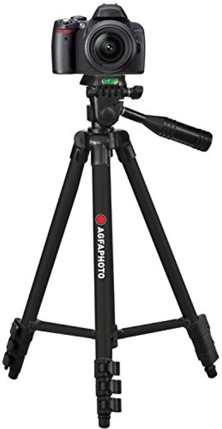 new agfaphoto 50" pro tripod with case for canon powershot sx40 hs
