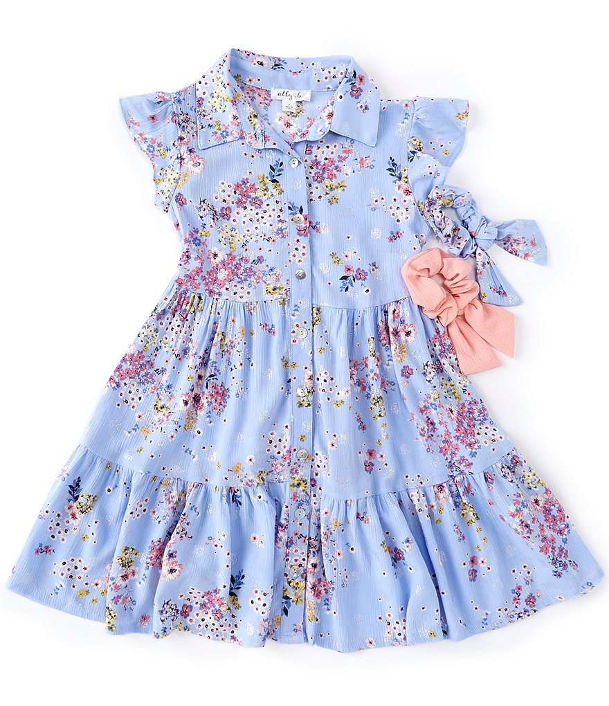 Polo Ralph Lauren Big Girls 7-16 Ombre Large Pony T-Shirt Dress