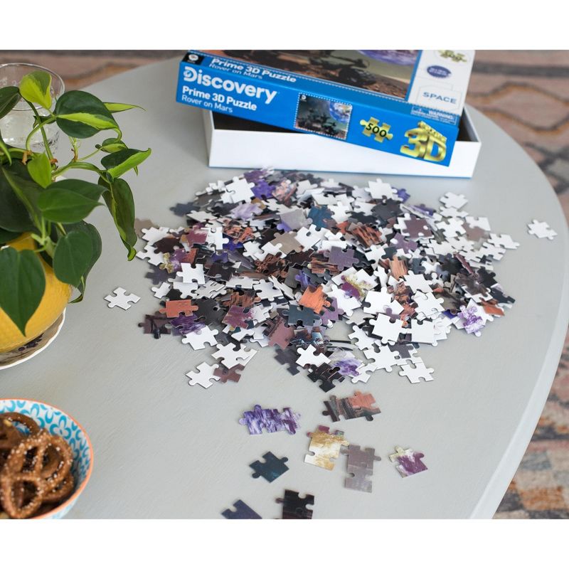 The Zoofy Group LLC Discovery Channel Mars Rover Super 3D 500 Piece Jigsaw Puzzle