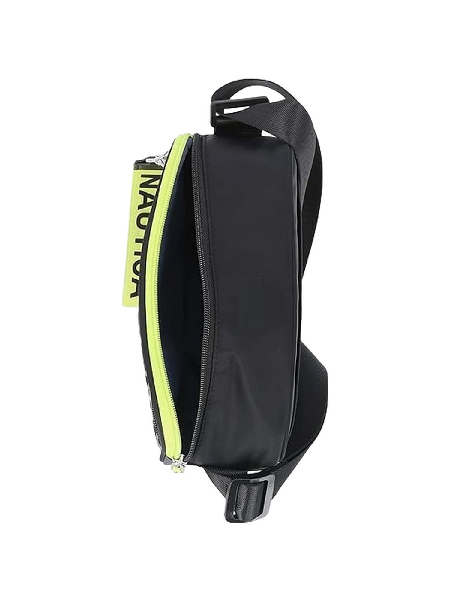 Nautica Black Printed Medium Sling Handbag