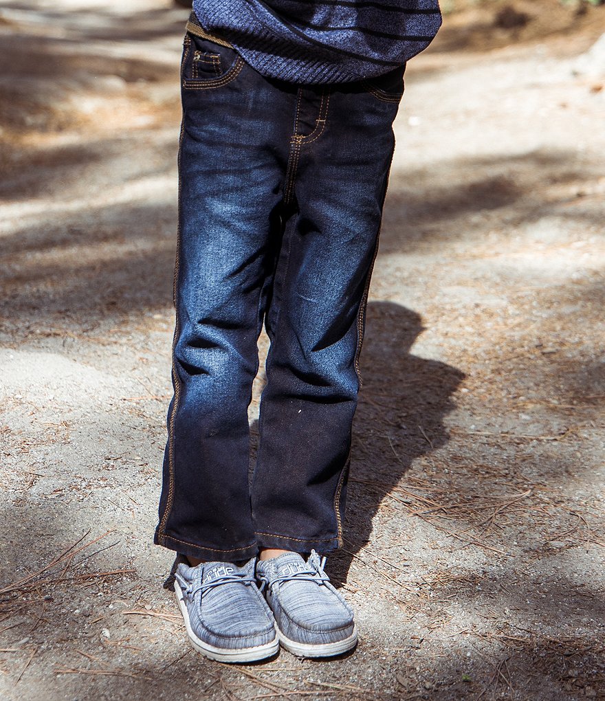 Hey Dude Boys' Wally Linen Washable Slip-Ons (Youth)