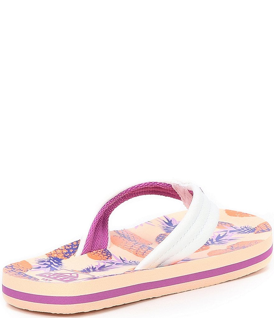 Reef Girls ' Ahi Pineapples Flip Flops (Youth)