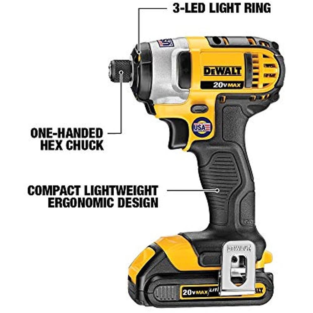 DEWALT 20V MAX Cordless Drill Combo Kit , 7-Tool (DCK771D1M1)