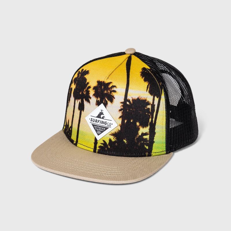 Boys' NASA Flat Brim Baseball Hat - Black