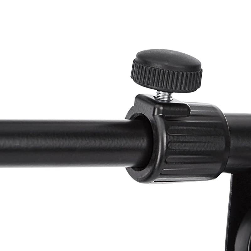 Basics Tripod Boom Microphone Stand HeightAdjustable with Metal Base 33 56Foot