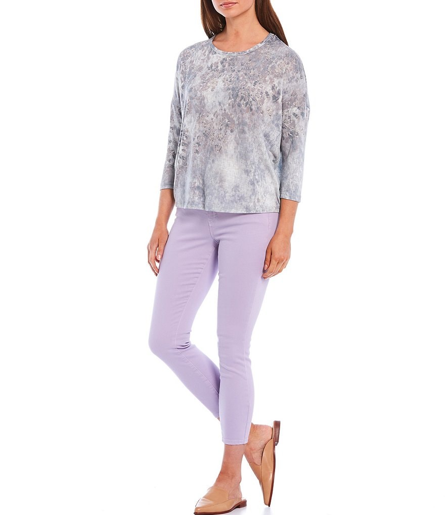 NYDJ Ami Blanket-Stitch Pocket Detail Skinny Ankle Jeans