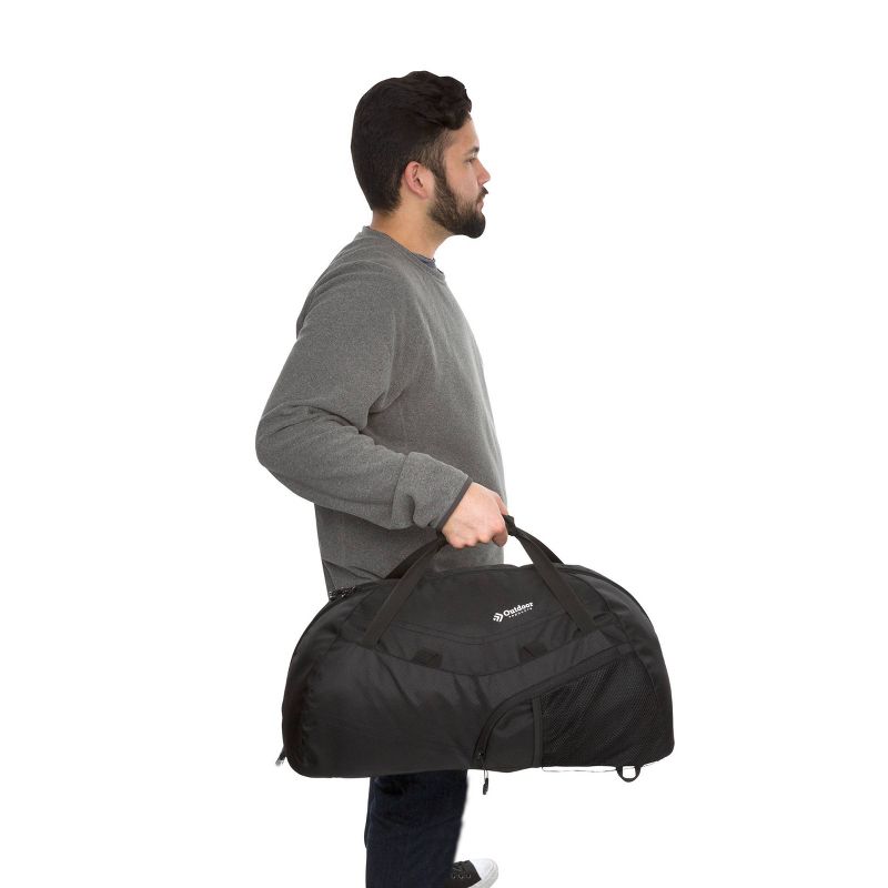 Outdoor Products 10.8" Silverwood Convertible Duffel Backpack - Black