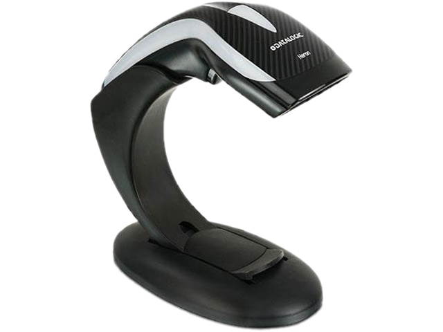 Heron HD3130 Linear Imager Barcode Reader and 1D Scanner with Stand, Black - HD3130-BK