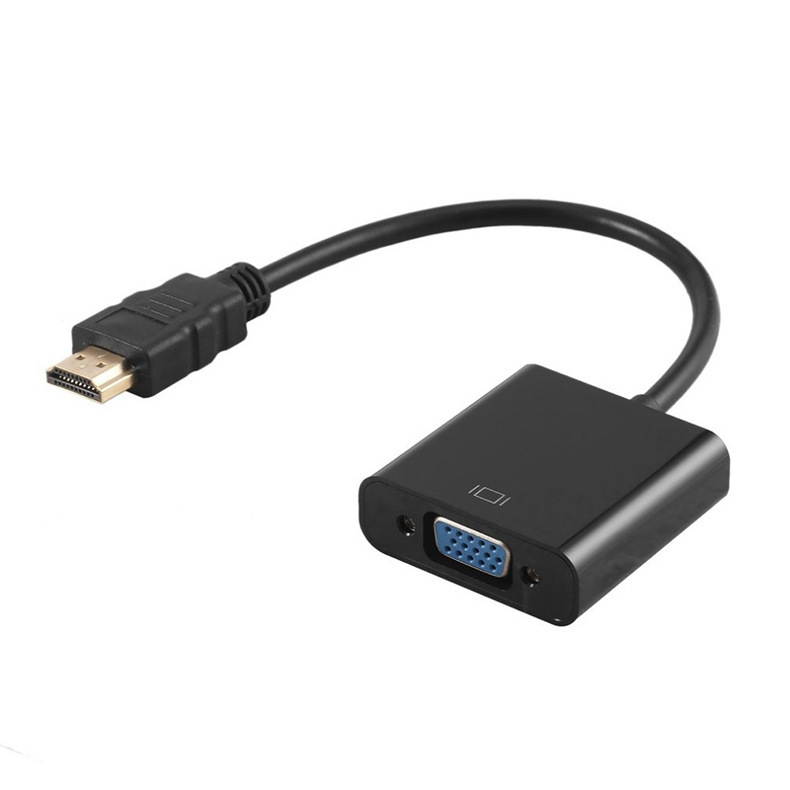HDMI to VGA adapter computer conversion cable with audio converter