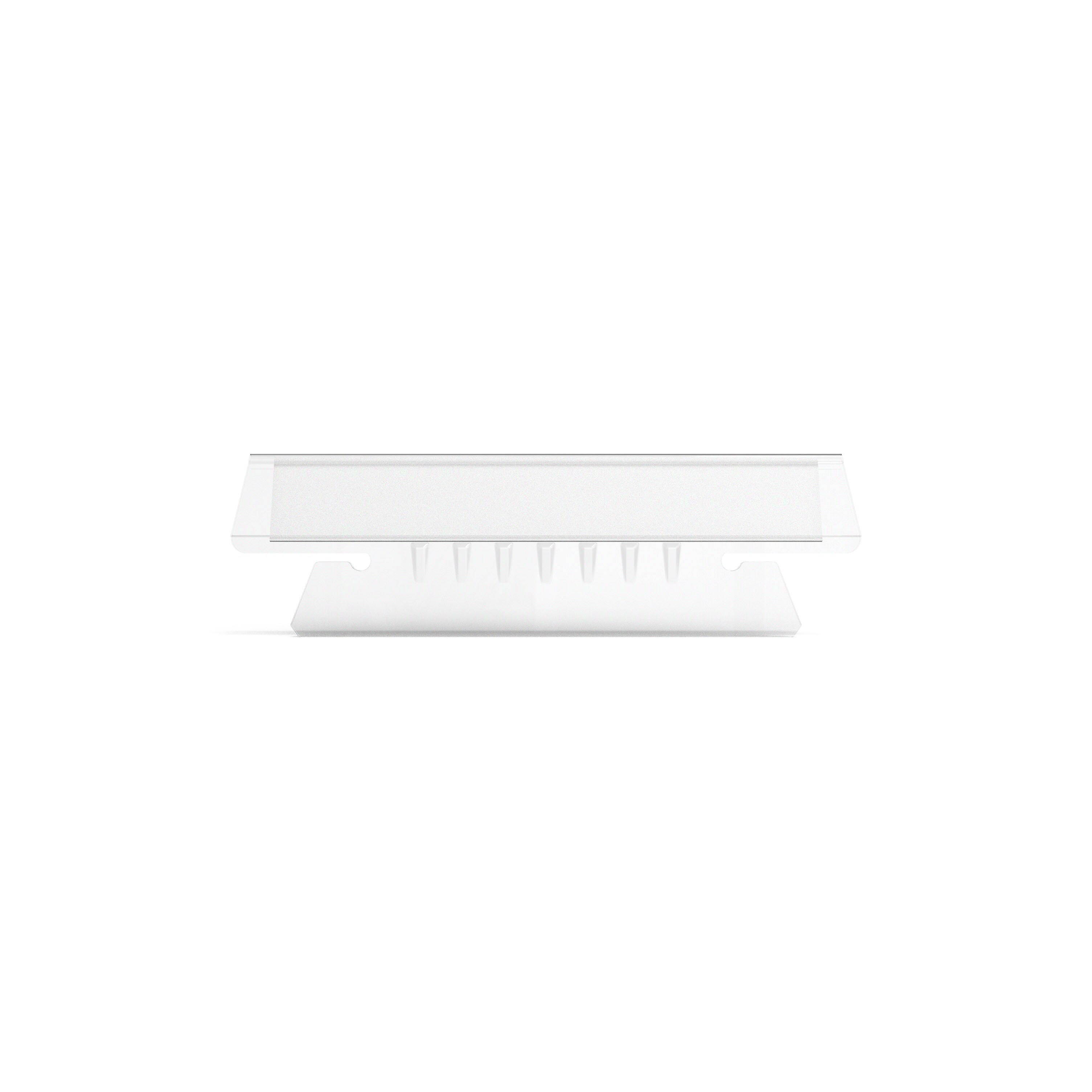 MyOfficeInnovations Plastic Tabs 3-1/2" x 5/8" Clear 50/Pack (10986) 380431