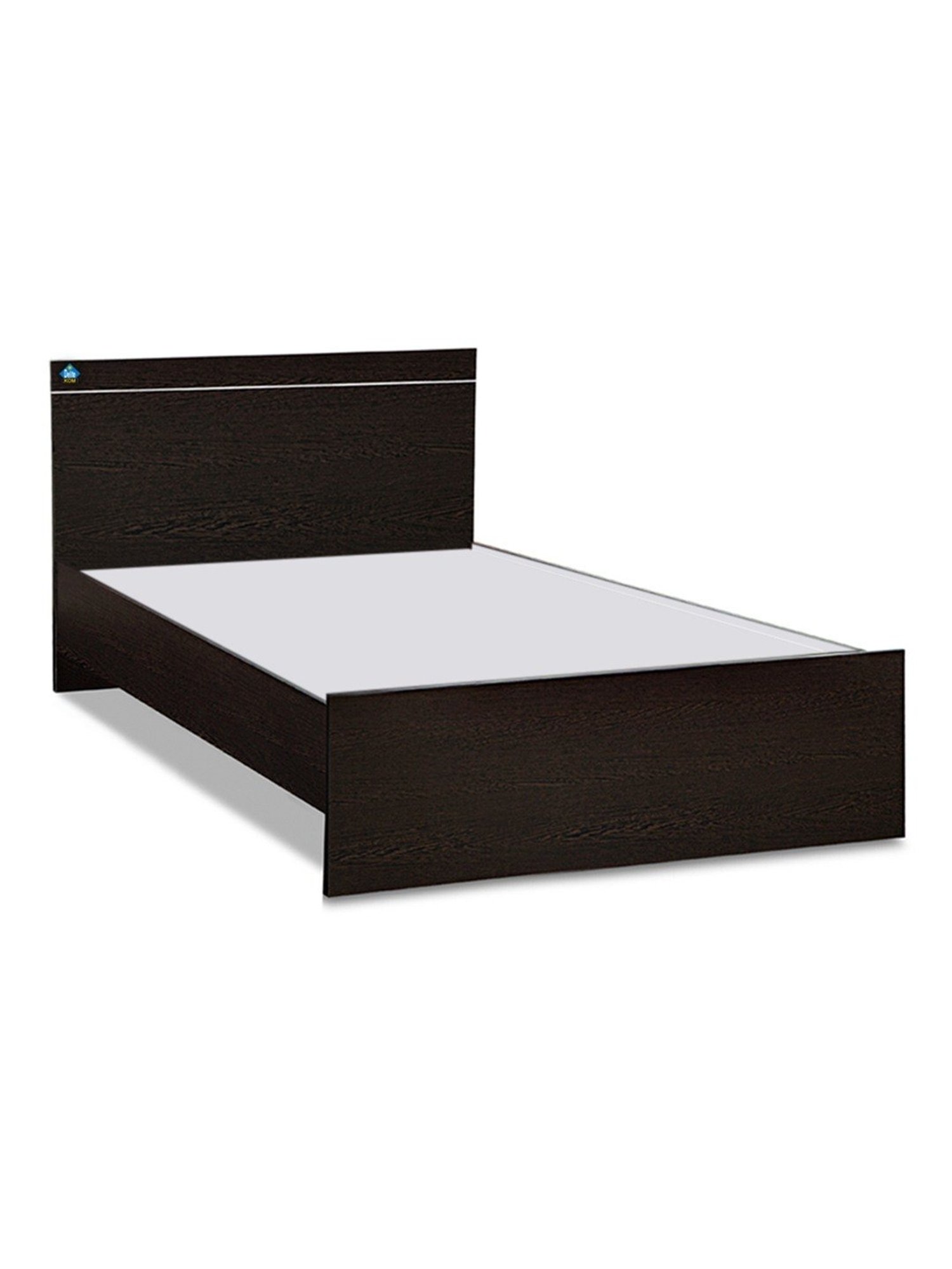Delite Kom Jazz Flowery Wenge Engineered Wood Single Bed