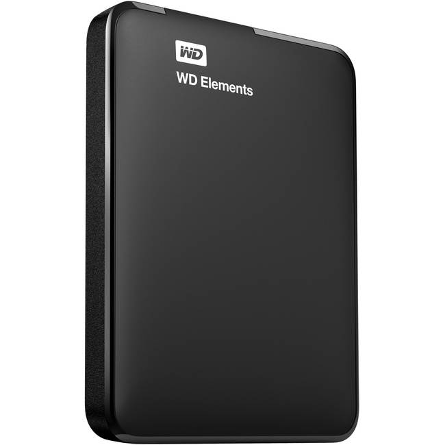WD WDBUZG0010BBK Elements WDBUZG0010BBK 1 TB Portable Hard Drive - 2.5" External - Black