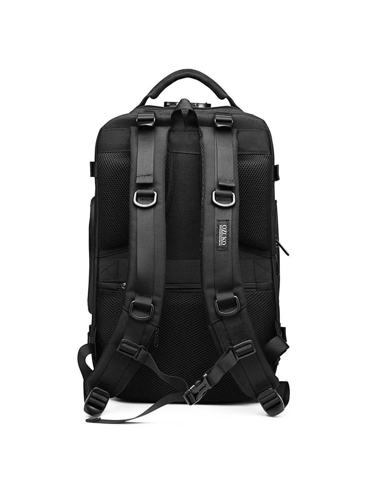 Ozuko Equivoyage Black Soft One Size Backpack