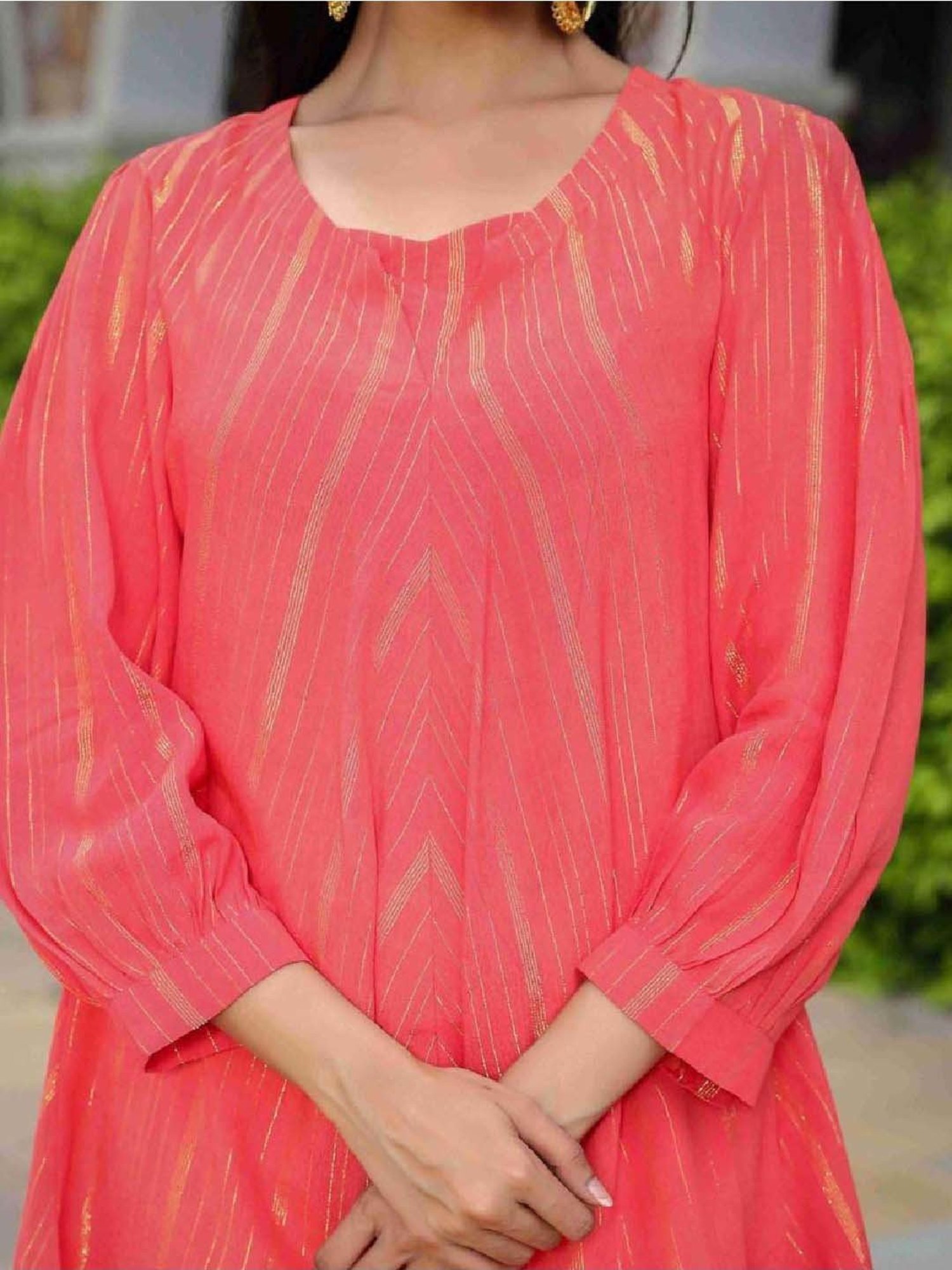 Artagai Midnight Navy Elevated Basics Co-Ord Set With Notch Collar Top And Straight Pants