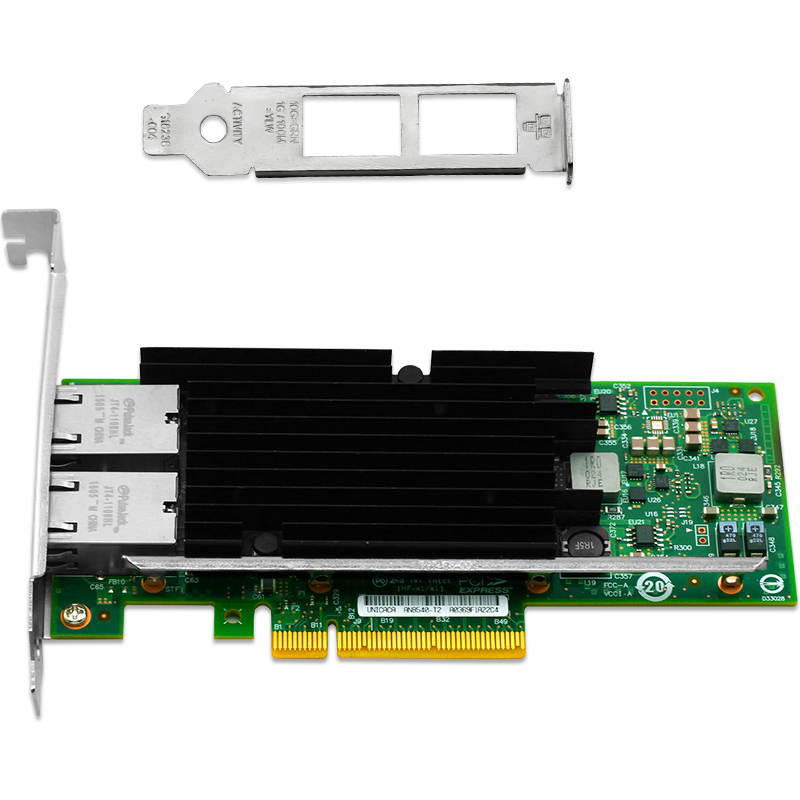 Macroreer for Intel X540-T2 10GbE Ethernet Converged Network Adapter Dual RJ45 Port Fiber Optic Connectors Network Transceivers