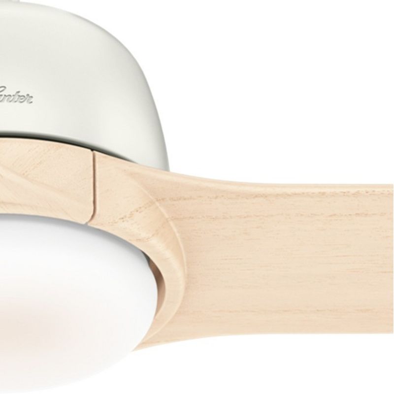 Hunter Fan Company Norden 54-Inch Scandinavian Style Multiple Speeds Ceiling Fan, Fresh White