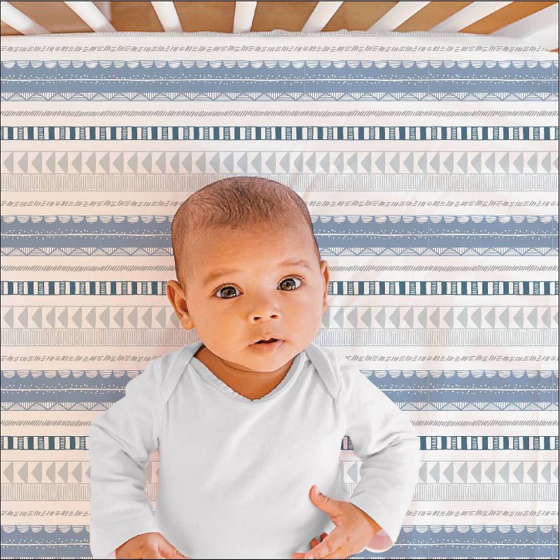 The Peanutshell Fitted Crib Sheets - Little Rhino 2pk