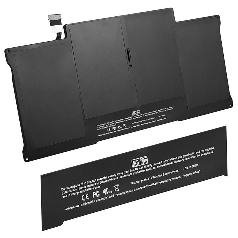 GWY-TECH New Laptop Battery for MacBook Air 13 inch A1405 A1496 A1377 A1369 [Late 2010,Mid 2011] A1466 [Mid 2012,Mid 2013,Early 2014,Early 2015] MC503 MC504 MC965LL/A MC966LL/A [7.3V 50Wh]