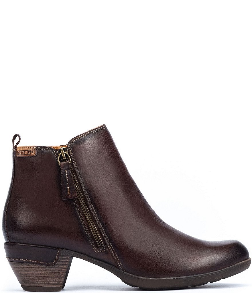 Pikolinos Rotterdam 902 Leather Side Zip Booties