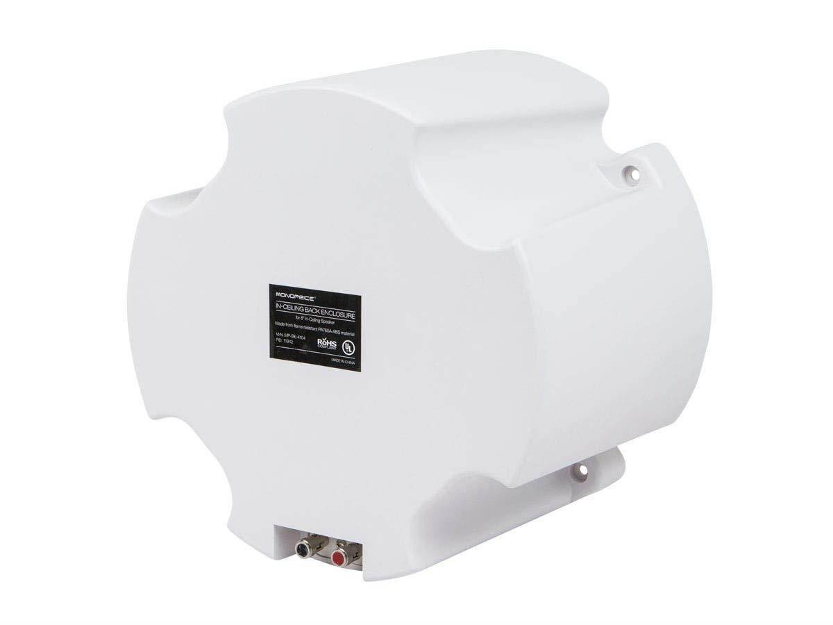 Monoprice ABS Back Enclosure (Pair) for PID 4104 8 in Ceiling Speaker