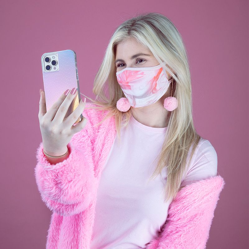 Copper Compression Infused Face Mask - Black - L/XL