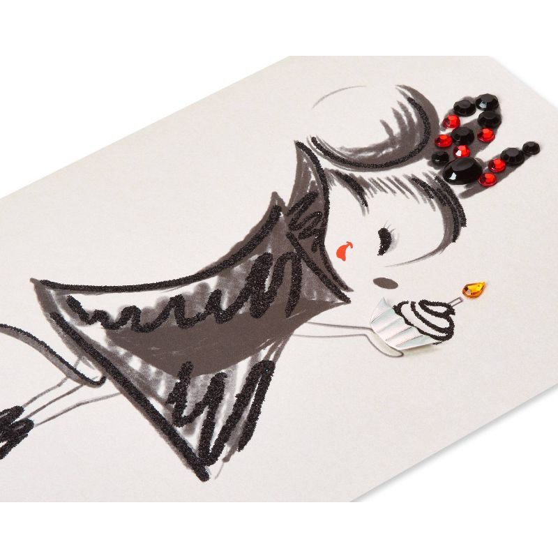 Minnie Mouse Sketched Cupcake Card - PAPYRUS