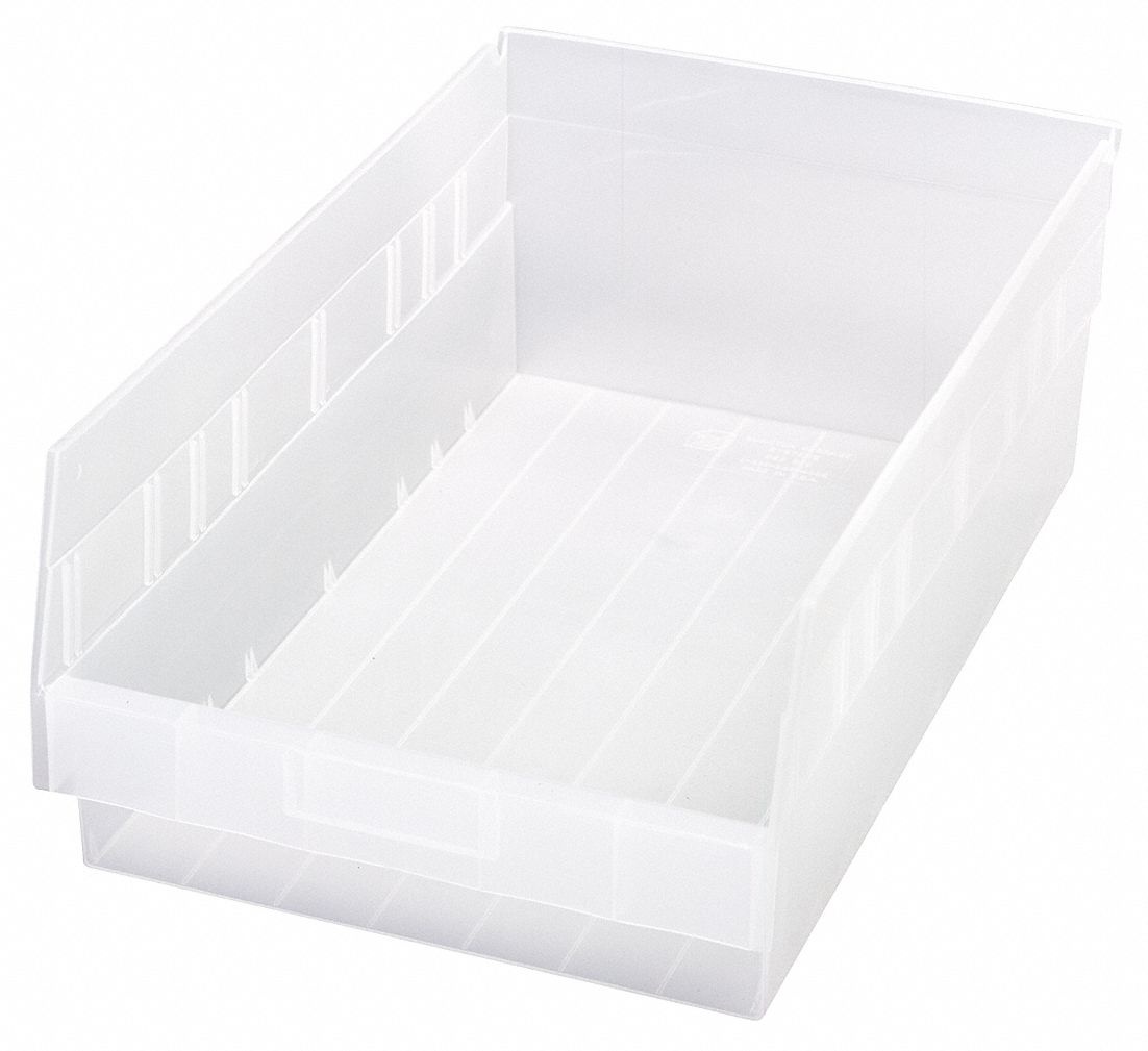 Quantum Storage Systems Shelf Bin,17-7/8 x 11-1/8 x 6 In.  QSB210CL