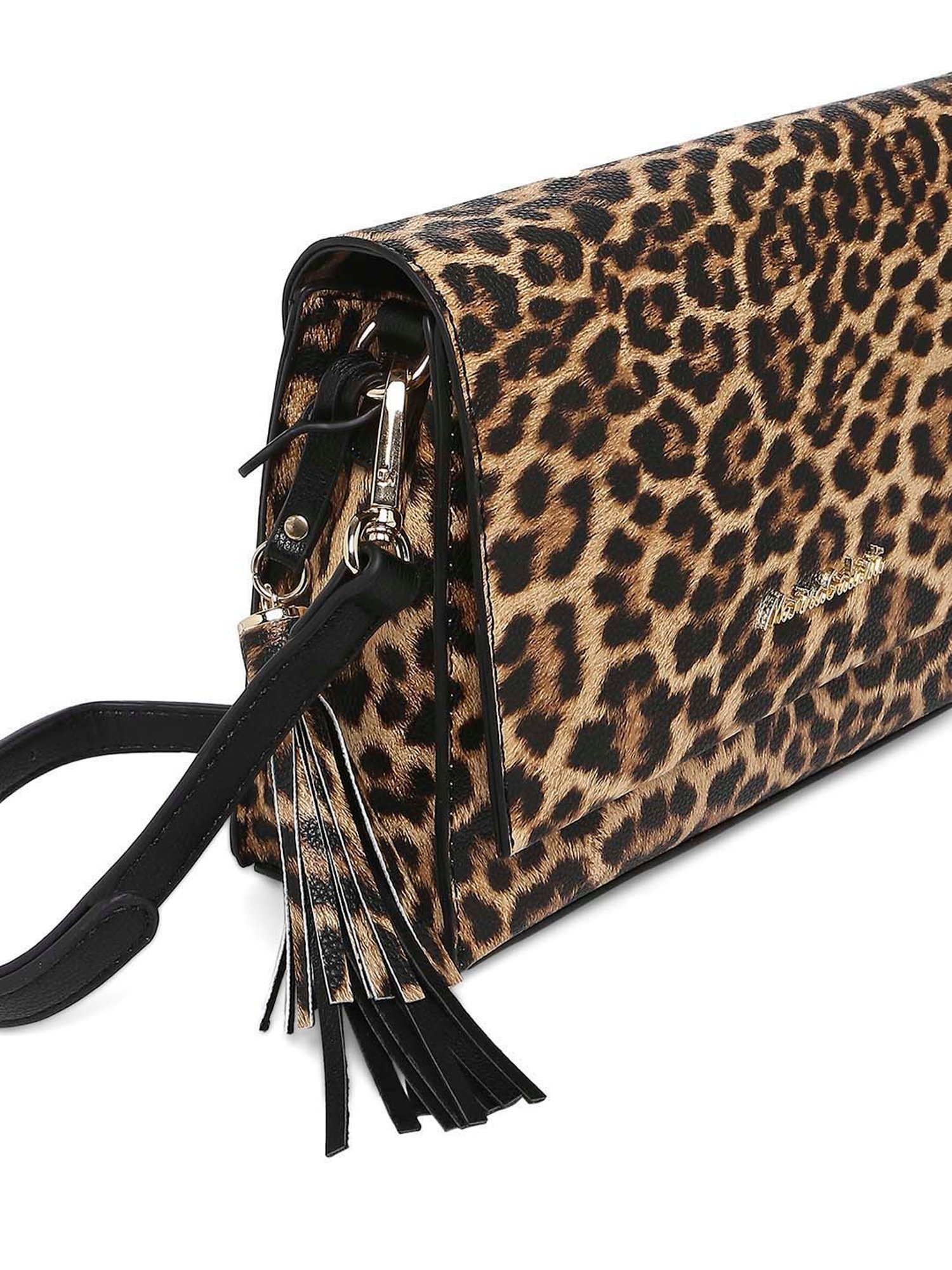 Marina Galanti Brown Printed Medium Sling Handbag