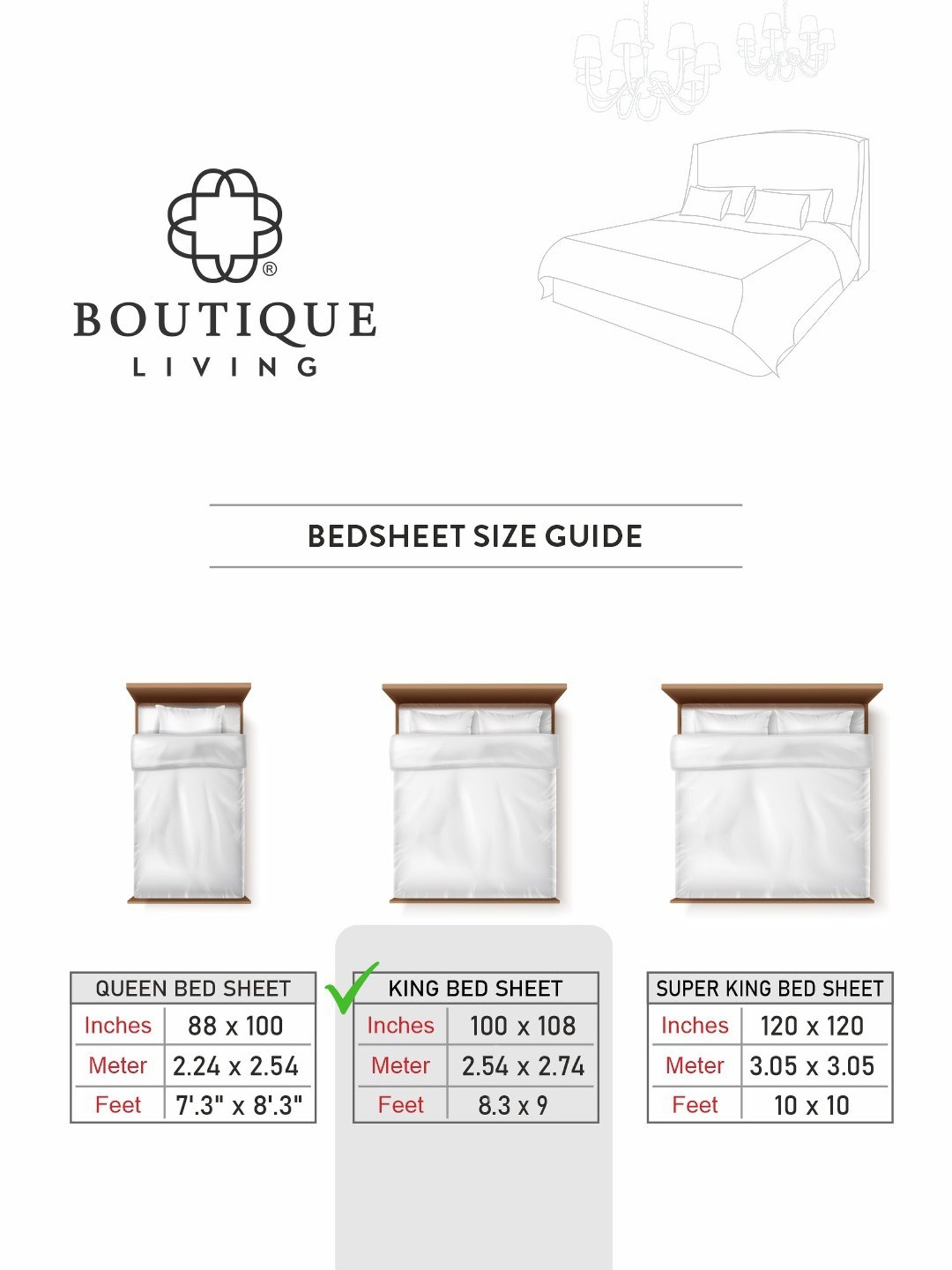 Boutique Living Magnifique  Floral Blue 200 TC Cotton King Bed Sheet with 2 Pillow Covers