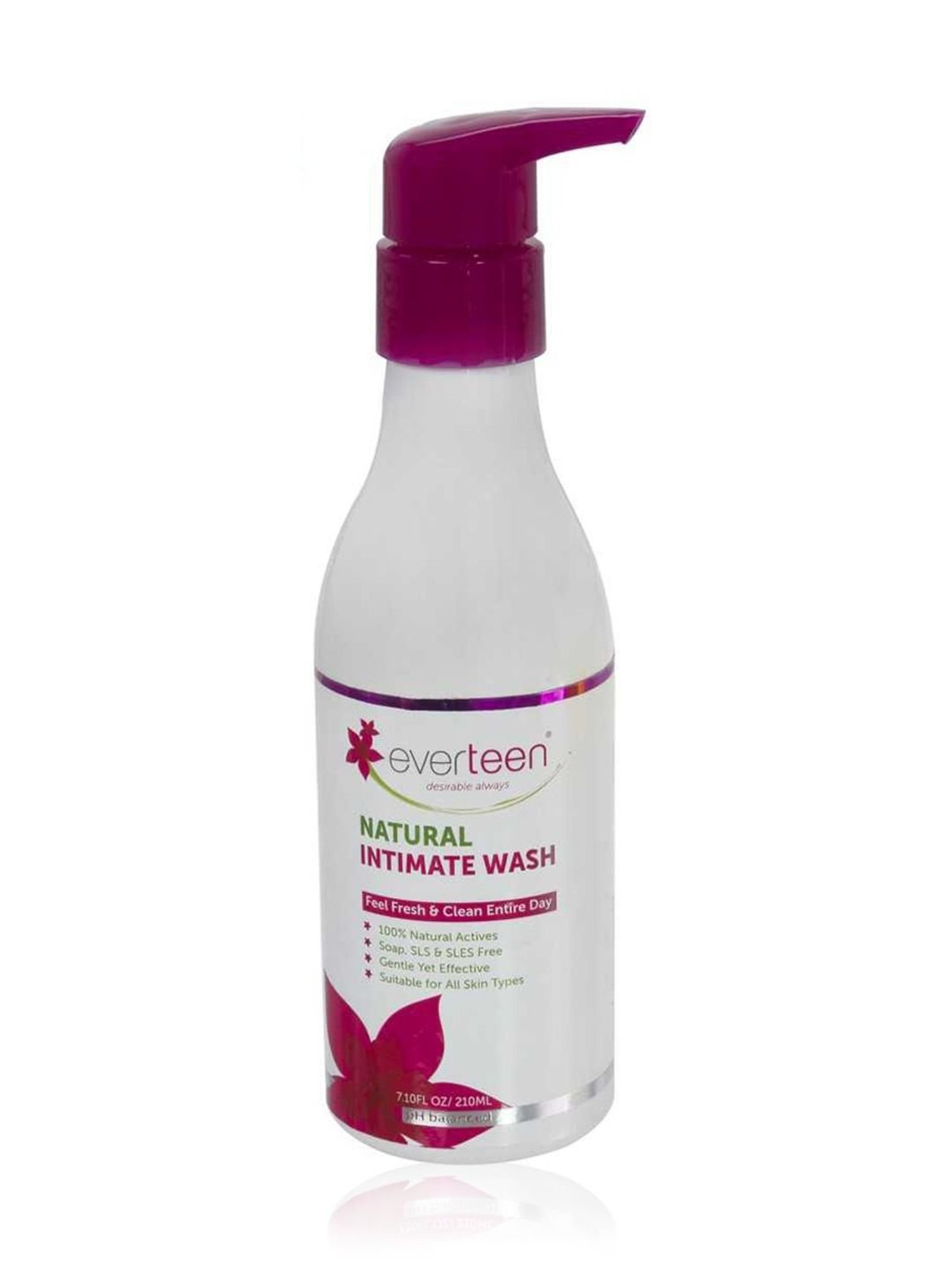 everteen Natural Intimate Wash for Feminine Hygiene in Women - 1 Pack - 210 ml