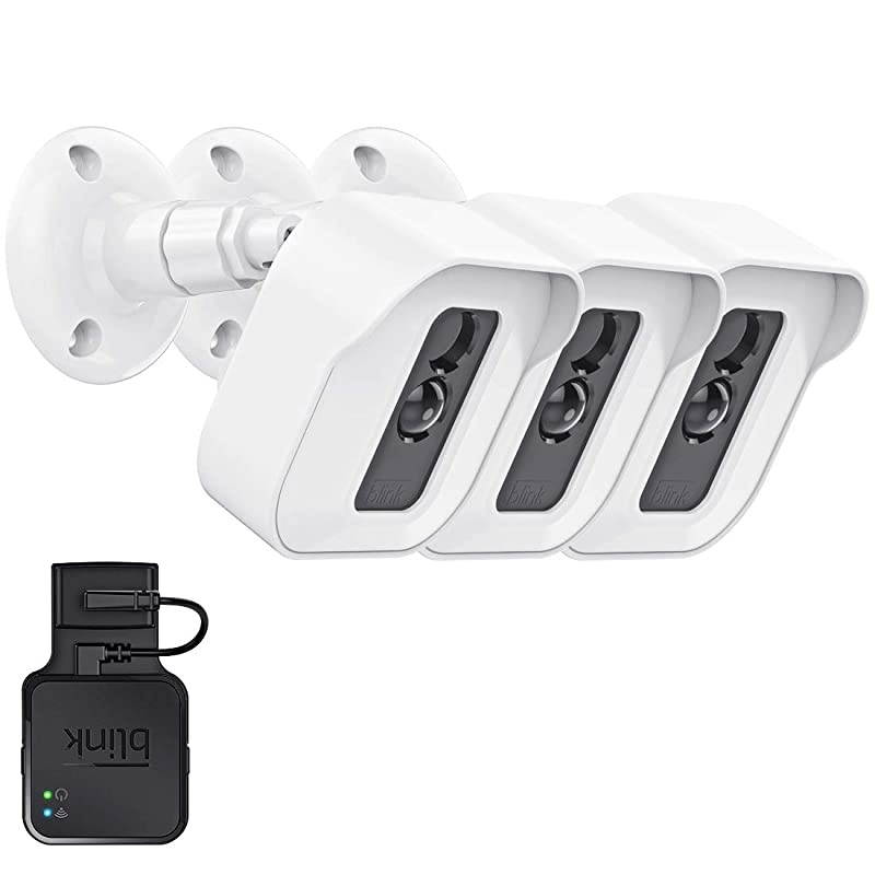 Outdoor Vinyl Siding Mount with Waterproof Case, No-Hole Needed Mounting Bracket and Full Weather Proof Cover for All-New Outdoor Security Camera System 2020 (3 Pack)