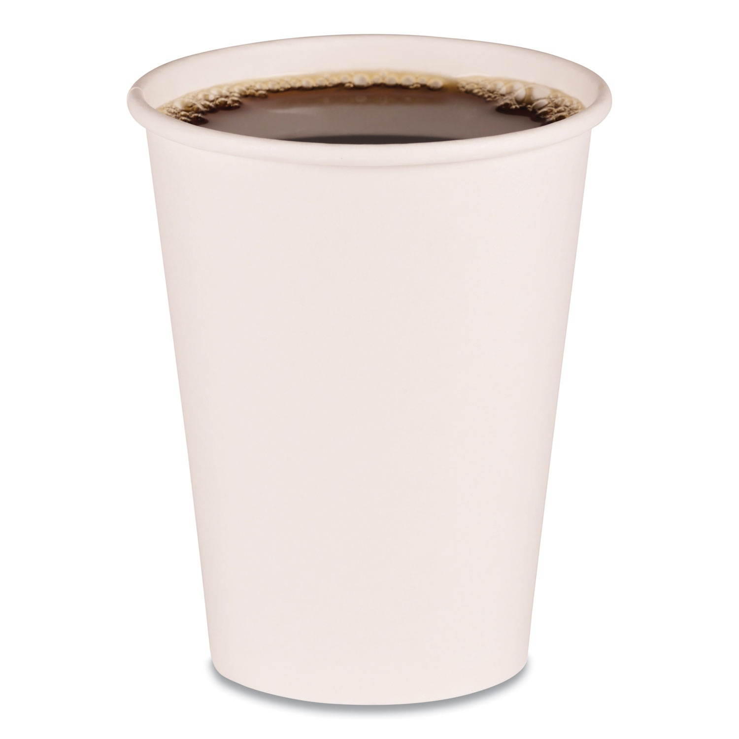Boardwalk BWKWHT12HCUP Paper Hot Cups, 12 Ounces