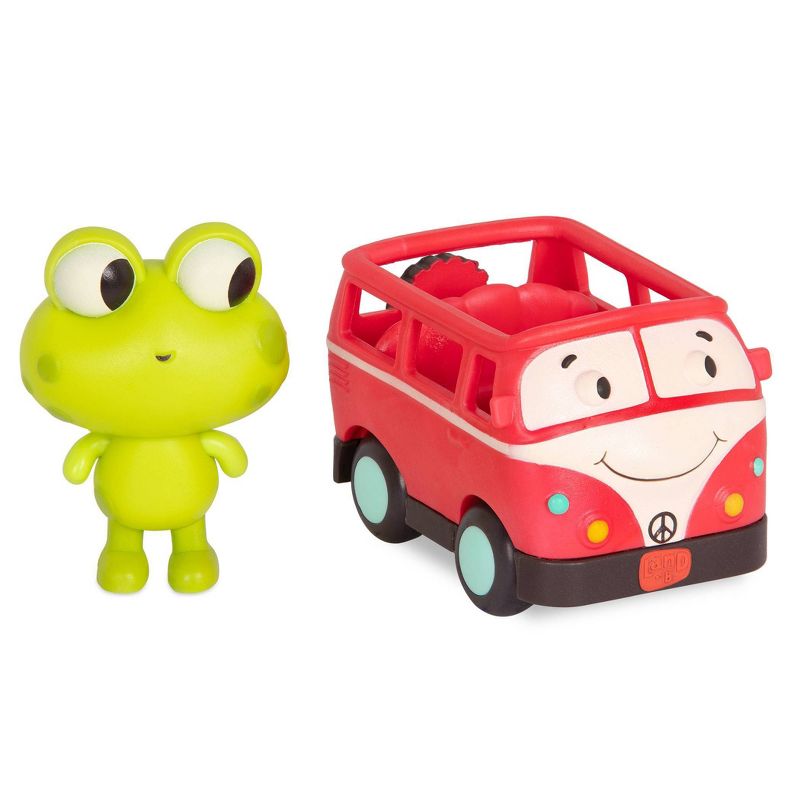 Land of B. Light-Up Toy Frog & Bus - Jax & Groovy Patootie