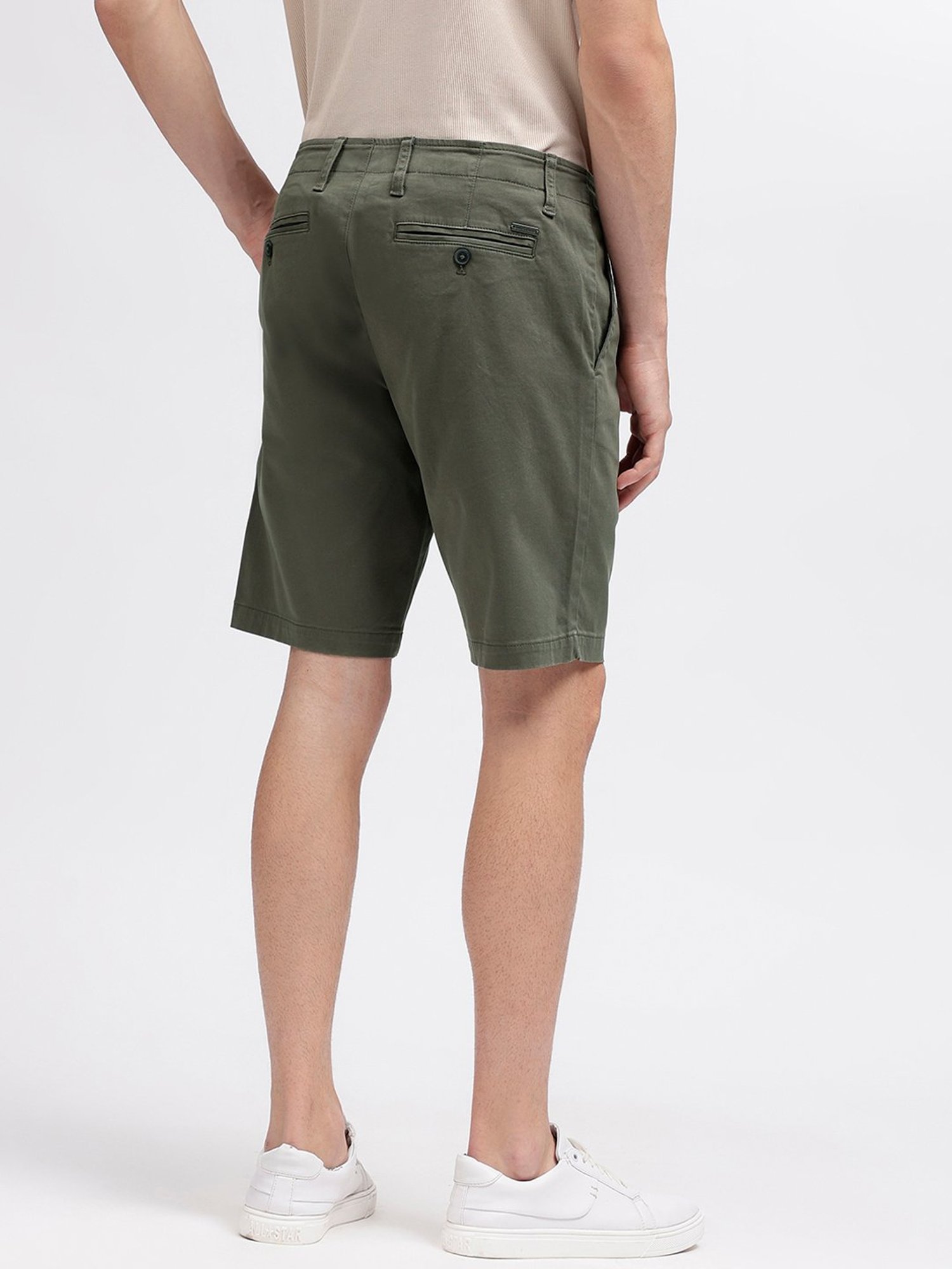 Bruun & Stengade Green Regular Fit Shorts