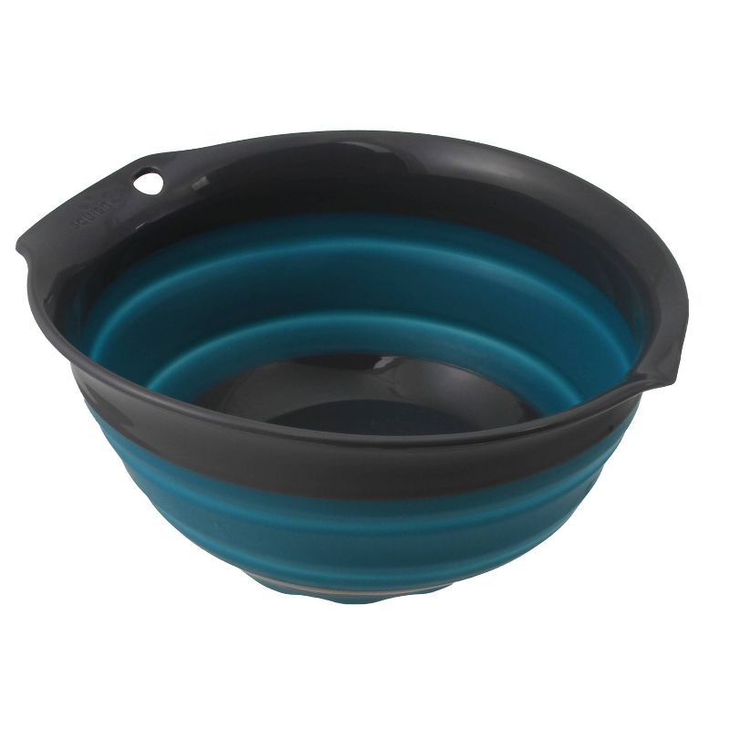 Squish 1.5qt Collapsible Bowl Teal/Gray