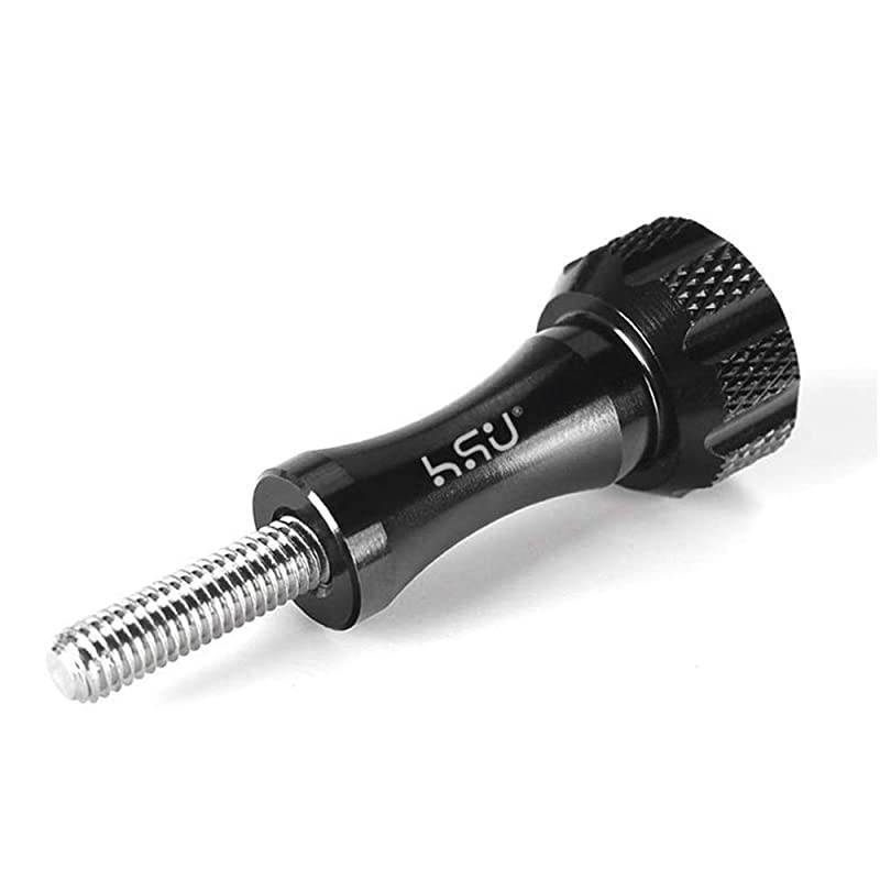 Alloy Metal GoPro Tripod/Monopod Mount with Thumbscrew for GoPro Hero 9, 8, 7, 6, 5, 4, 3+, 3, 2, 1 HD, AKASO Campark and Other Action Cameras (Black)