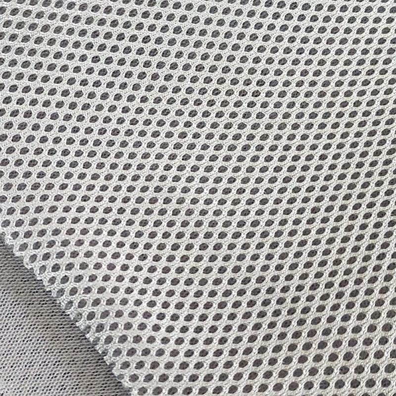 Grill Cloth Stereo Mesh Fabric for Repair Gray 55 x 20 in 140 x 50 cm
