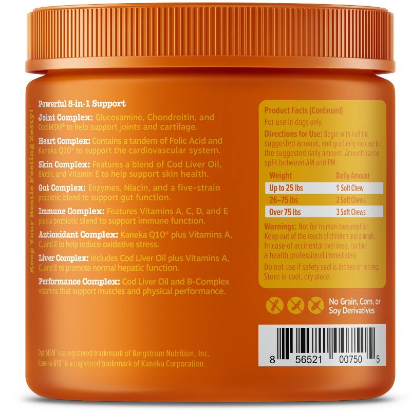 Zesty Paws 8-in-1 Multifunctional Chicken Bites - 90ct