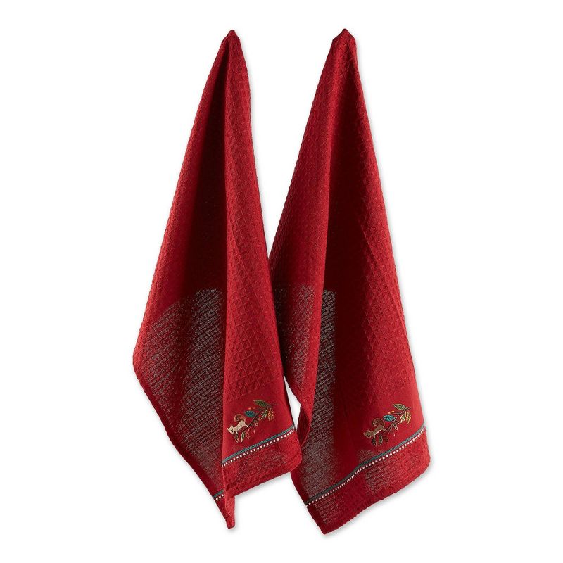 Swedish Dish Cloth 7.75" Thanksgiving Fall Set / 4 Dishcloth Kitchen Clean Up  -  Dish Cloth