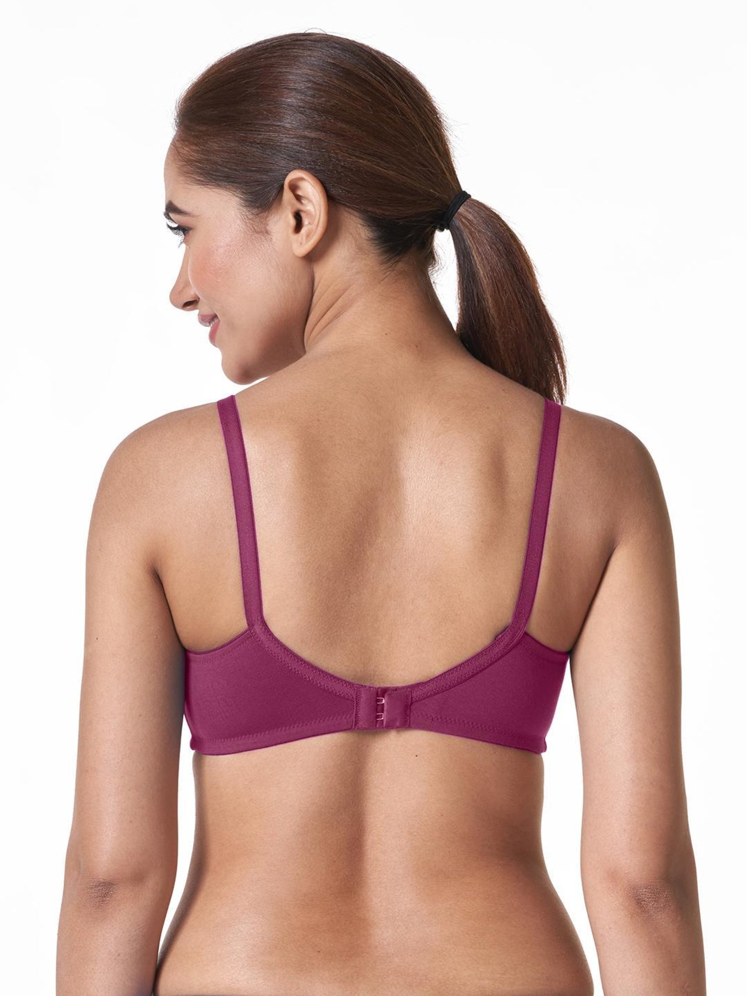 BLOSSOM Maroon Full Coverage Everyday Bra