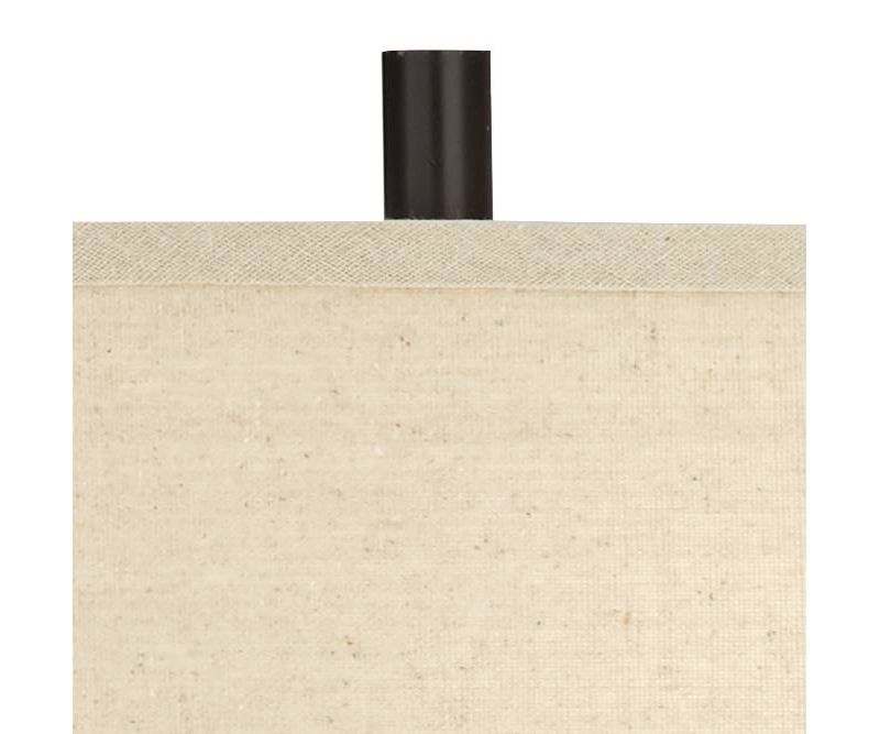 John Timberland Table Lamps Set of 2 with USB Port Southwest Style Tapering Column Oatmeal Fabric Drum Shade Living Room Bedroom