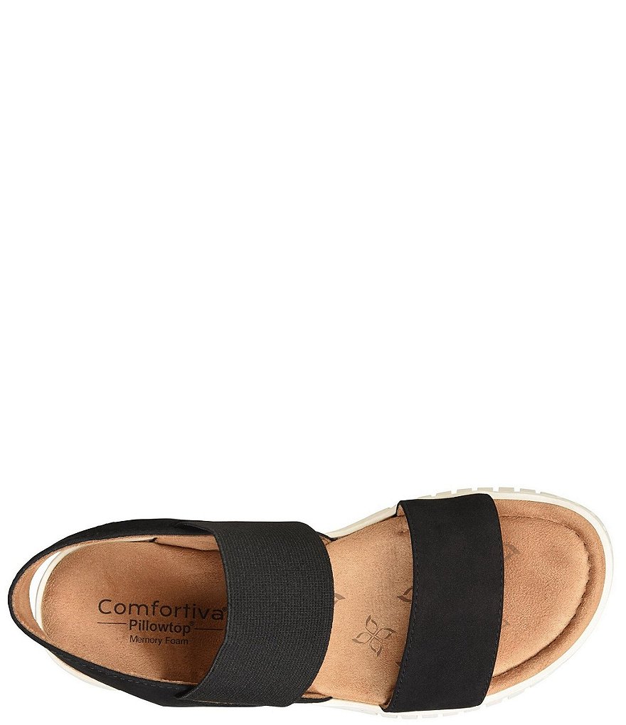 Comfortiva Charlee Elastic Strap Sandals