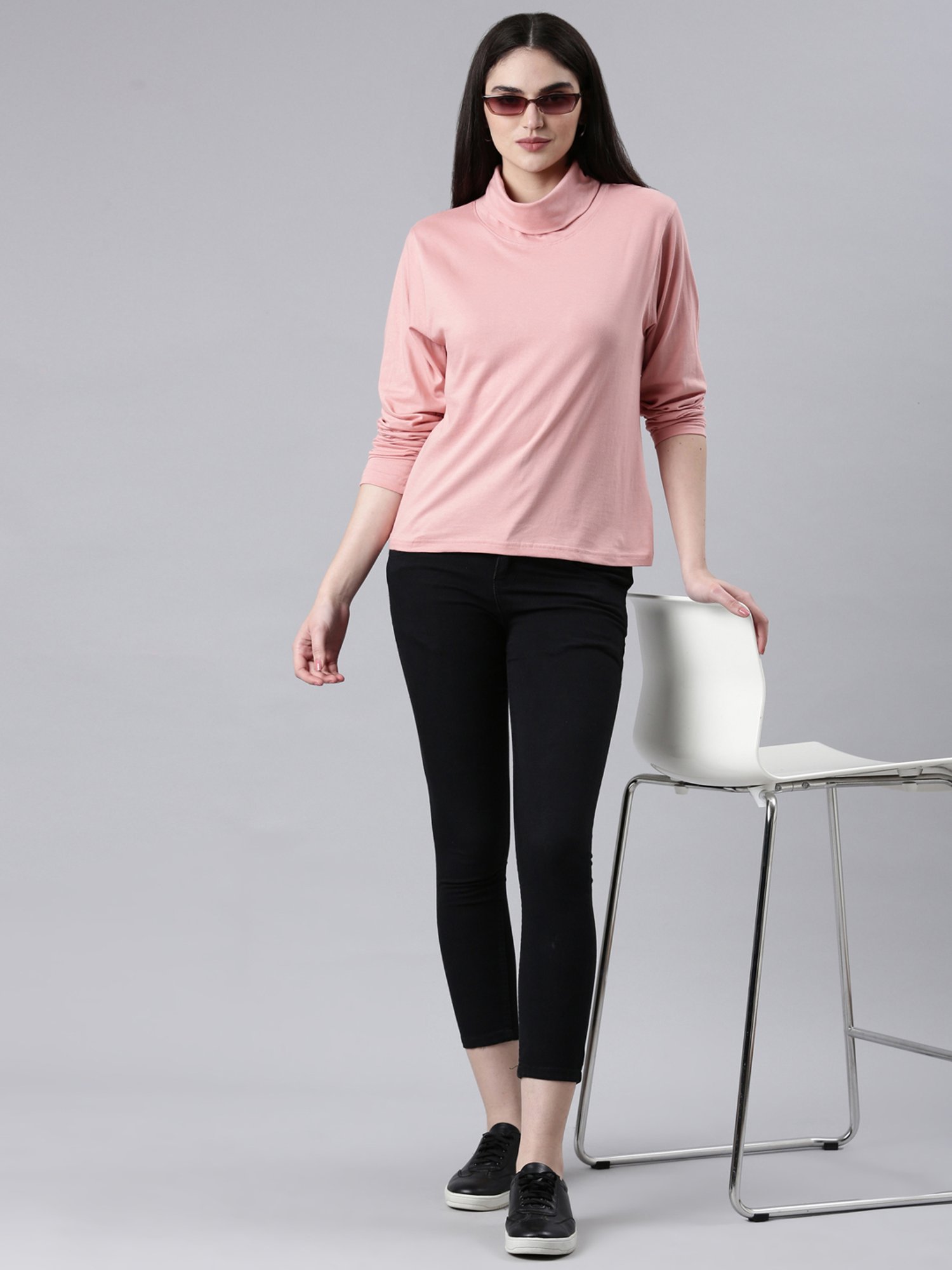 Kryptic Teal & Pink Cotton Regular Fit T-Shirt (Pack Of 2)