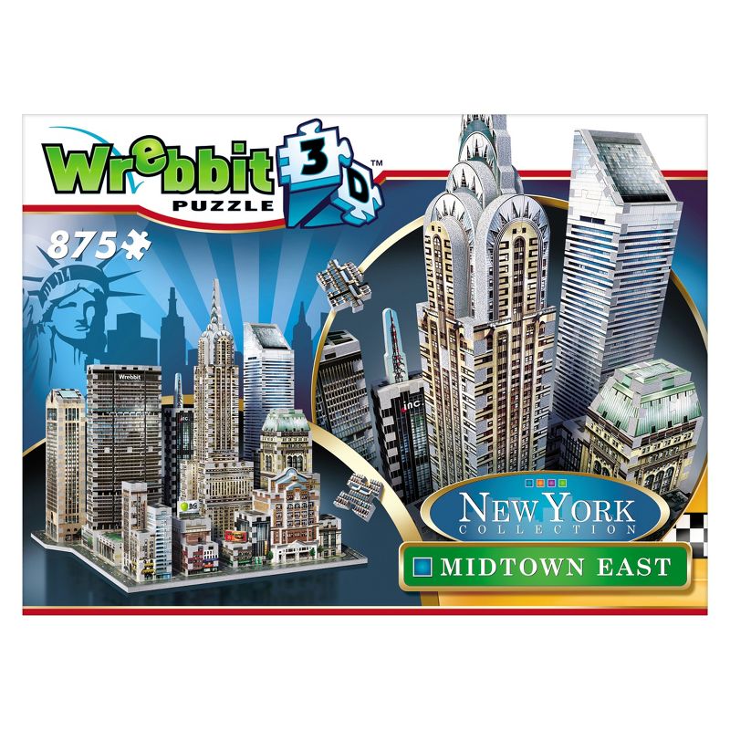 Wrebbit 2010 New York Midtown East 3D Puzzle 875pc