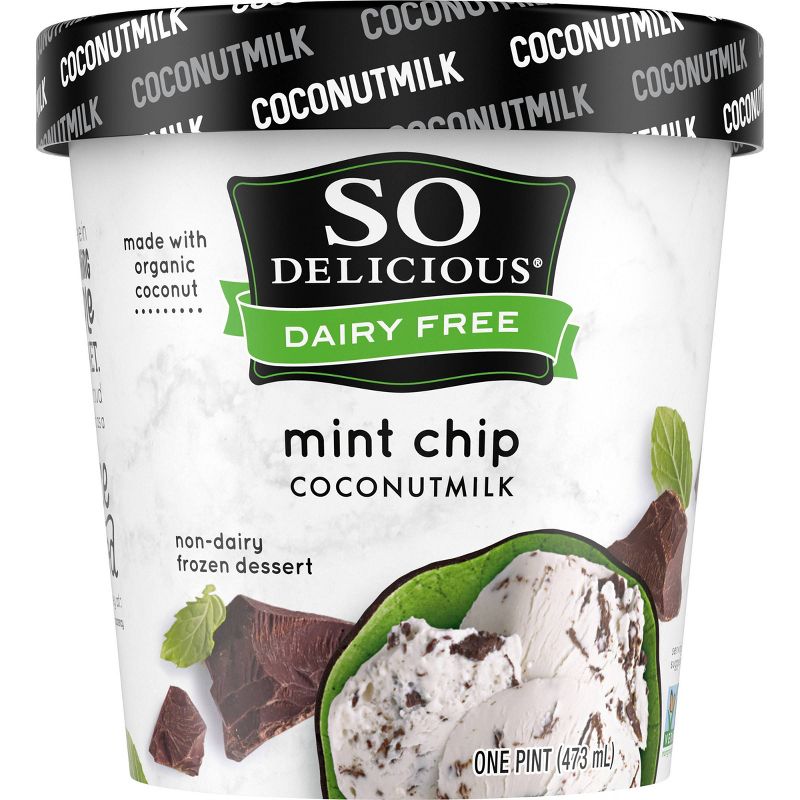 So Delicious Dairy Free Coconut Milk Frozen Dessert Mint Chip - 16oz