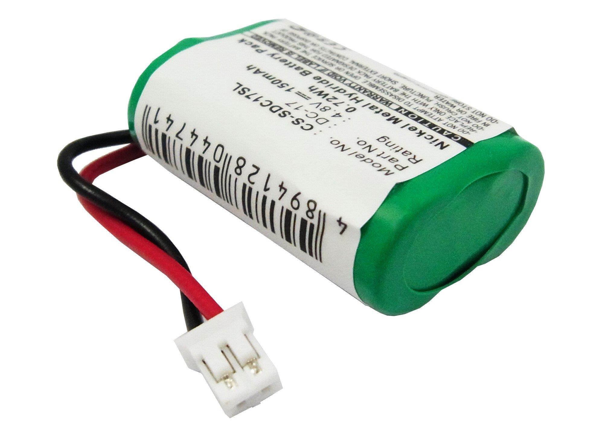 150mAh / 0.72mAh Battery For DOGTRA SDT00-11907,