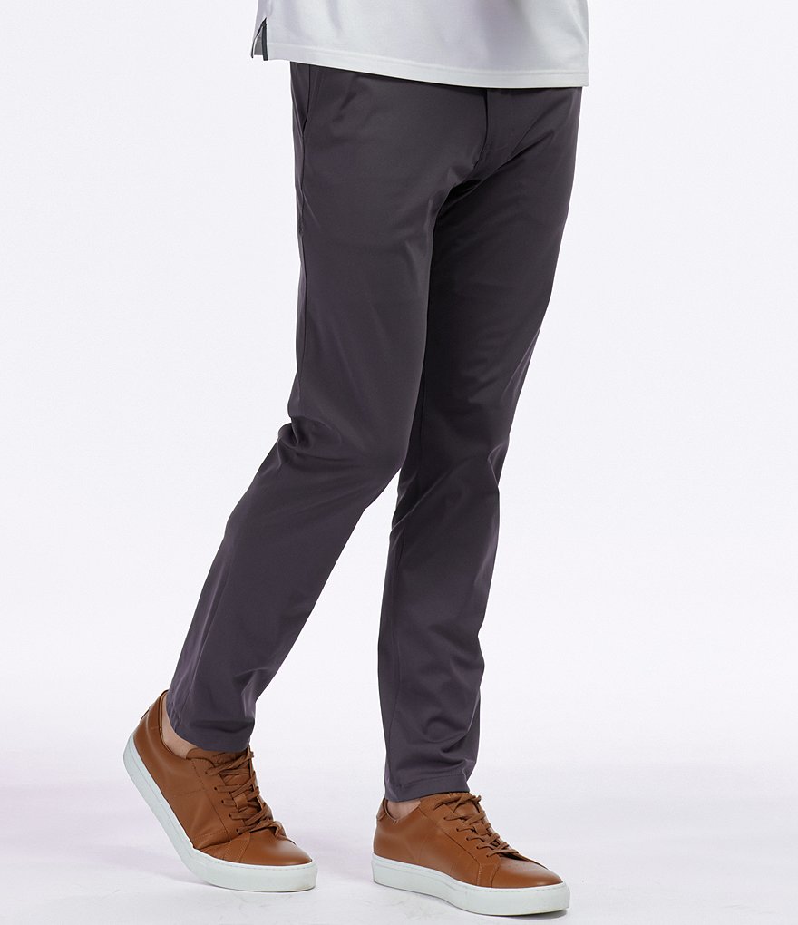 RHONE Slim-Fit Flat-Front Commuter Stretch Pants