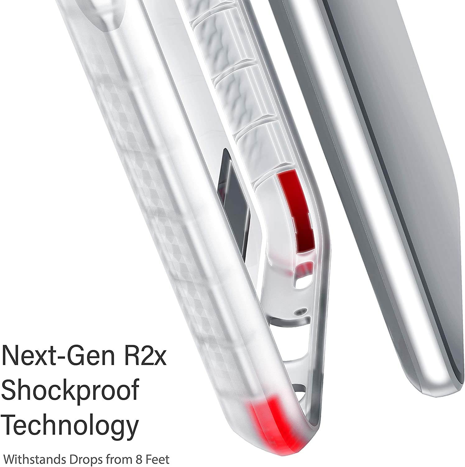 Ghostek Covert LG Velvet Case Clear with Kickstand and Grip Bumper Slim Phone Cover Ultra Thin Shockproof Design Heavy Duty Protection Wireless Charging for 2020 LG Velvet 5G (6.8 Inch) - (Smoke)